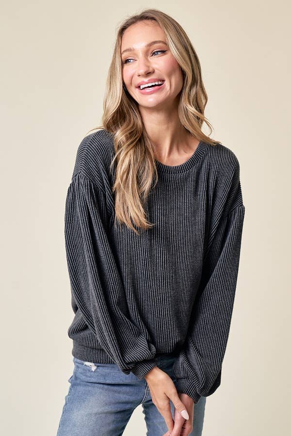 The Cassandra Rib Top