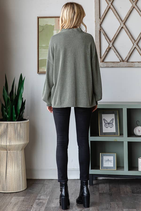 The Montana Button Top