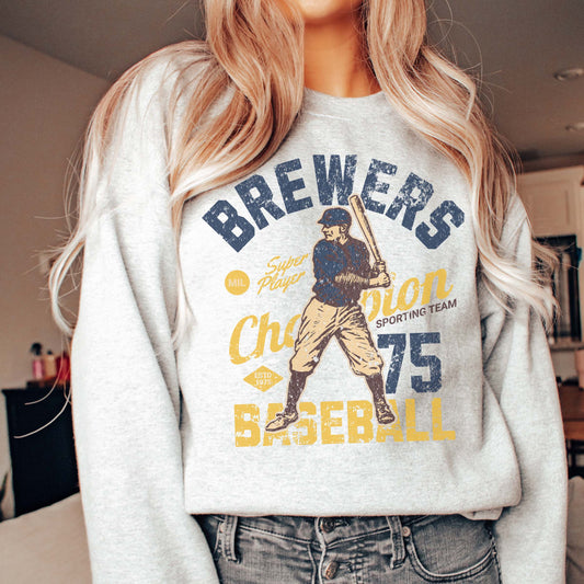 Brewers Vintage Baseball Crew