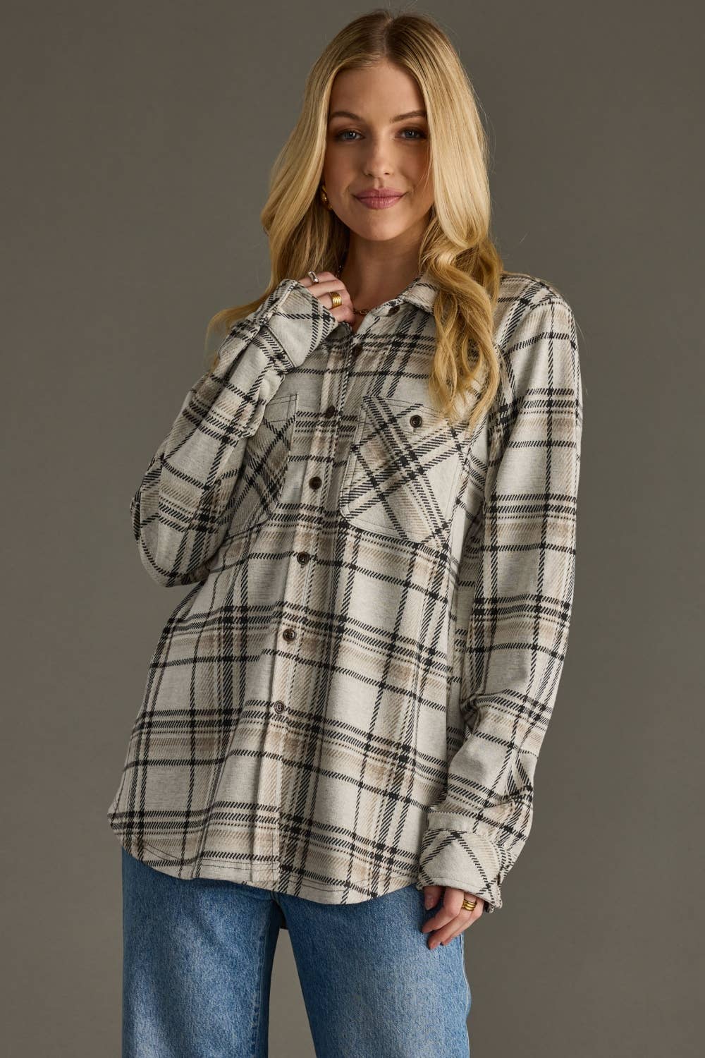 The Fall For Fall Plaid Top