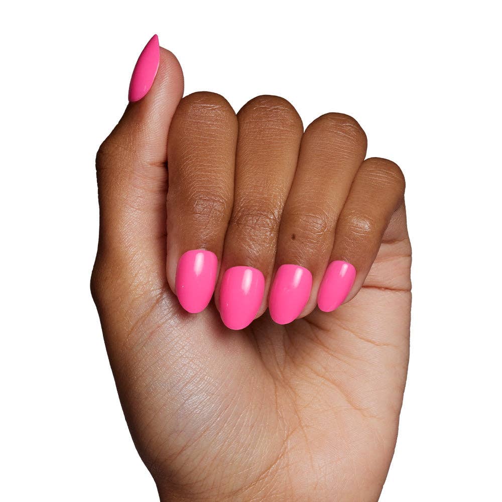 Hot Pink Press-On Nails
