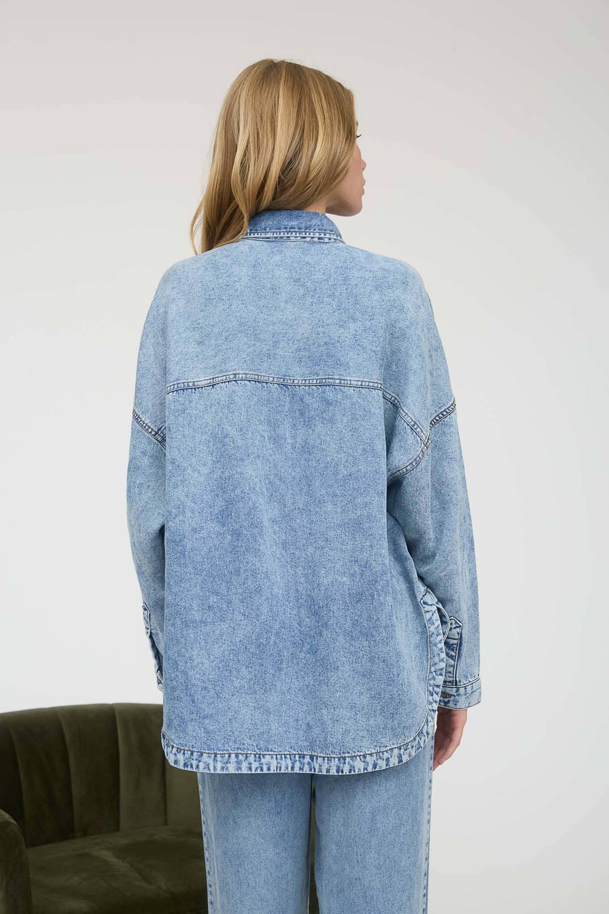 The Denim Dream Oversized Shirt