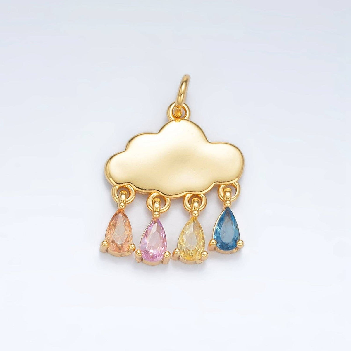 Pastel Teardrop Cloud Weather Charm