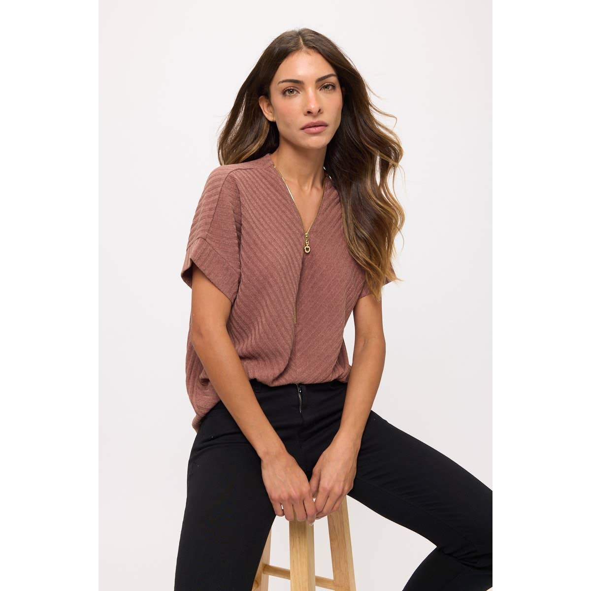 The Mira Textured Blouse