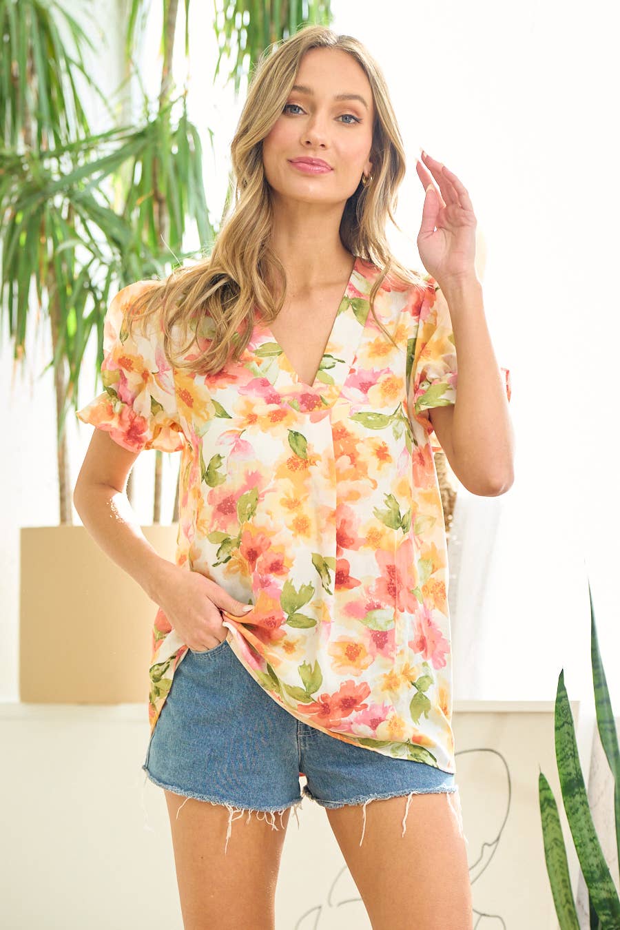 Falling For Florals Top