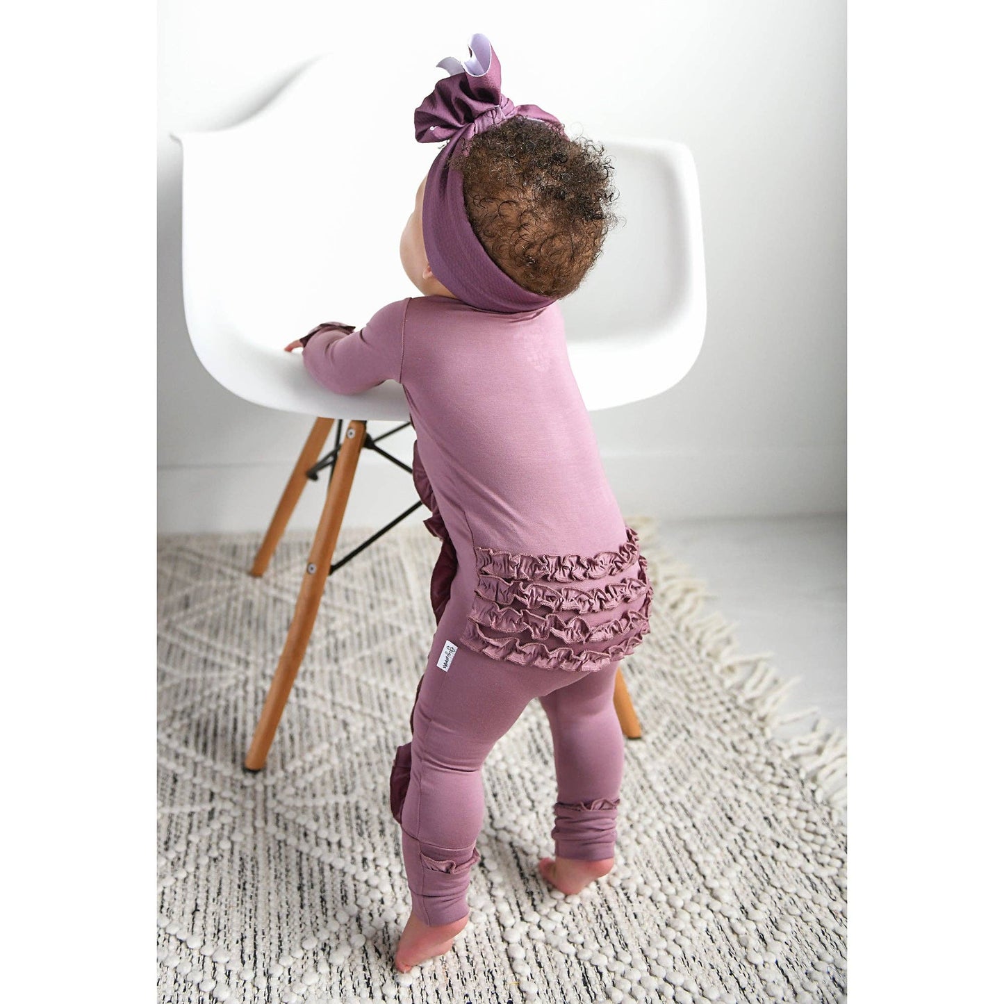 Kate Mauve Bamboo Footies