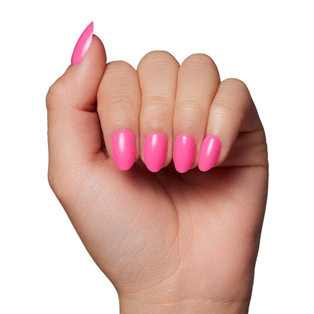 Hot Pink Press-On Nails
