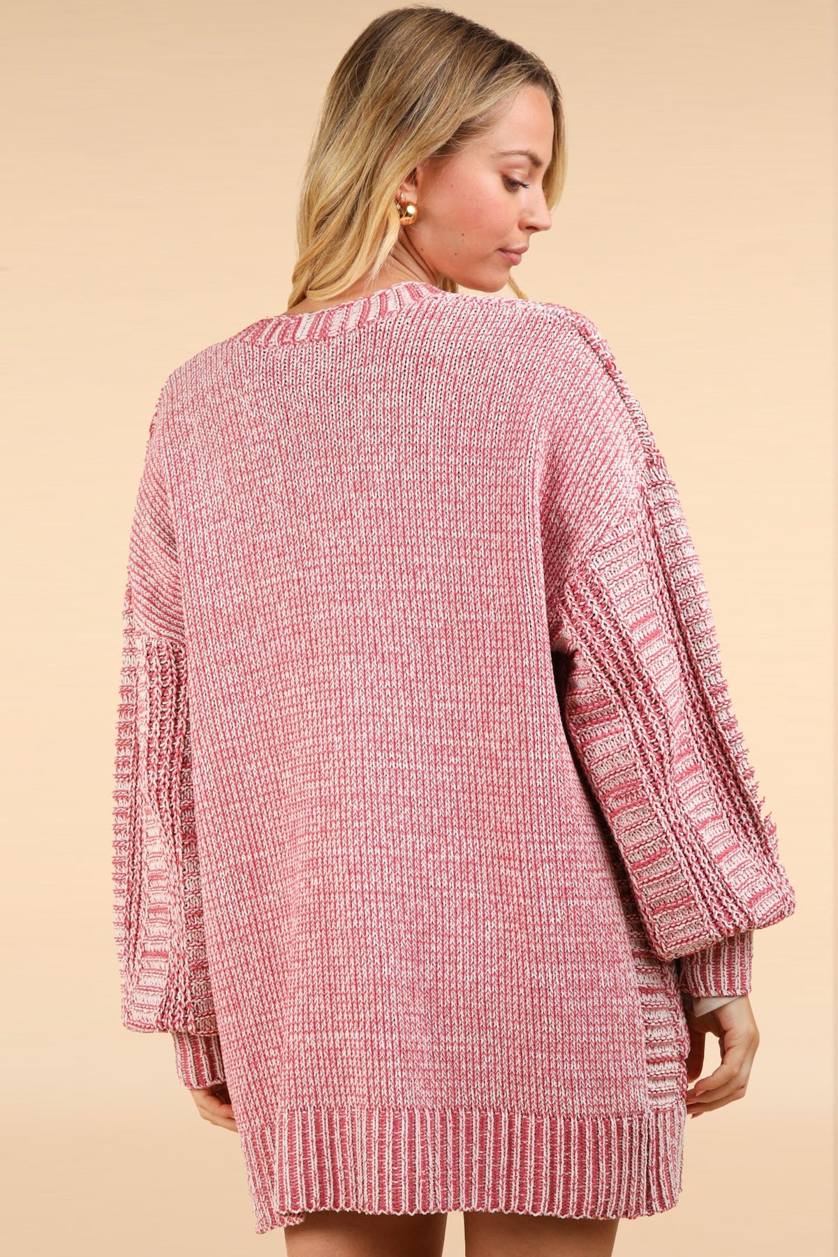 The Cable Knit Open Front Cardigan
