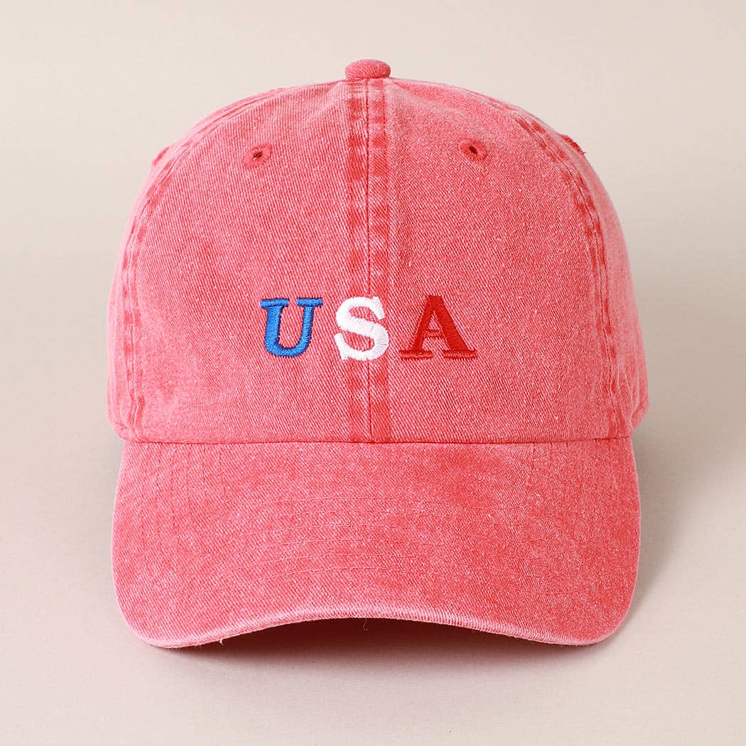 USA Embroidered Hat