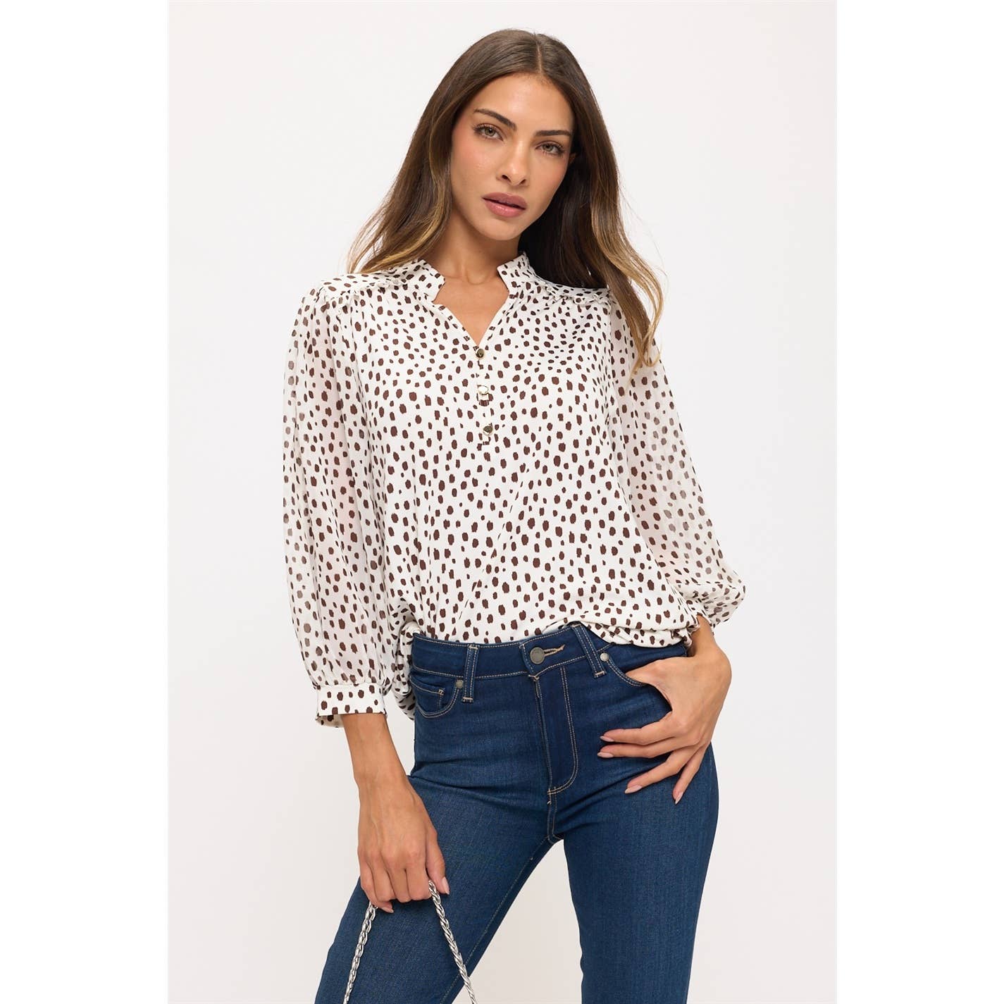 The Dotted Beauty Blouse