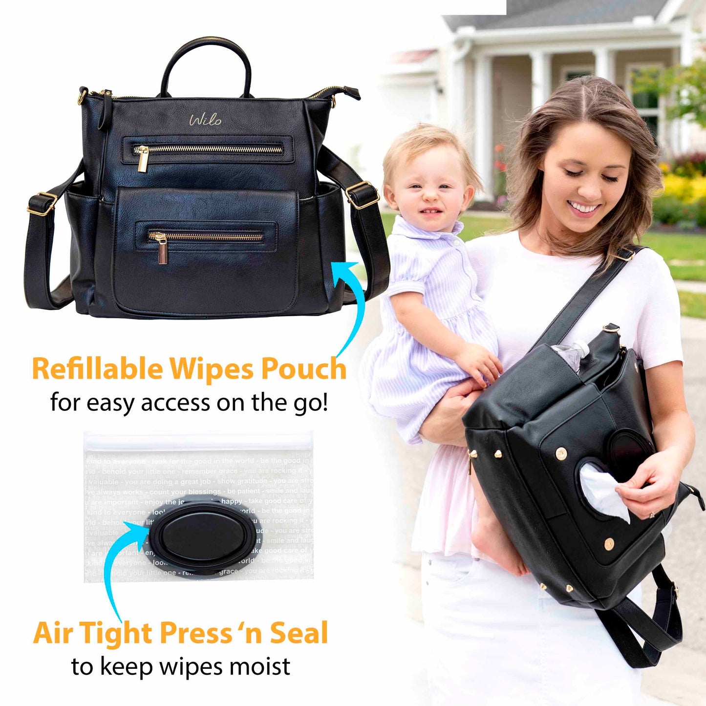 The Wilo Diaper Bag Backpack