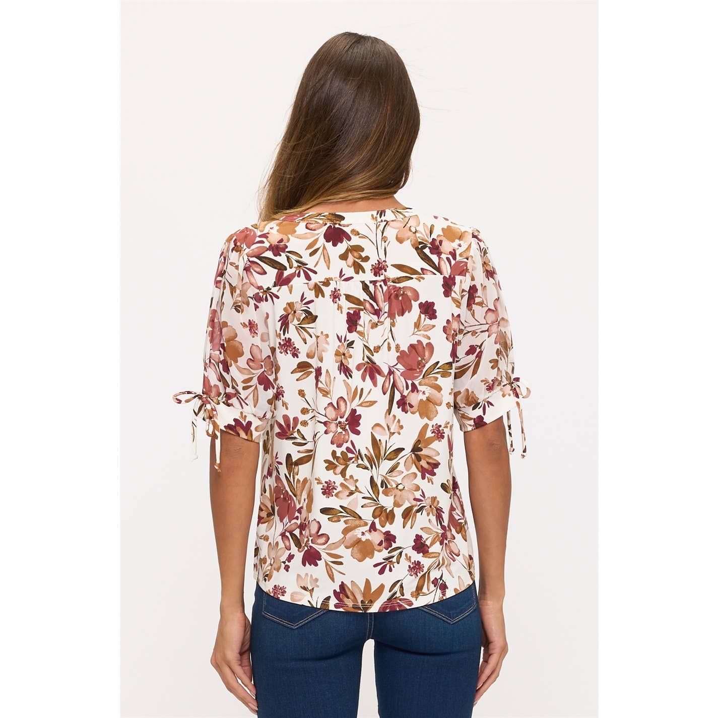 The Mauve Floral Blouse