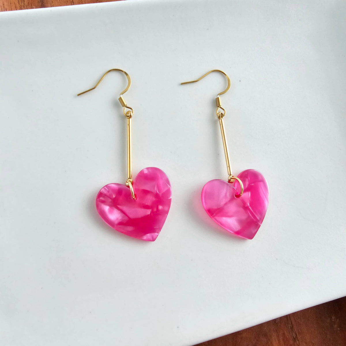 Mina Heart Earrings
