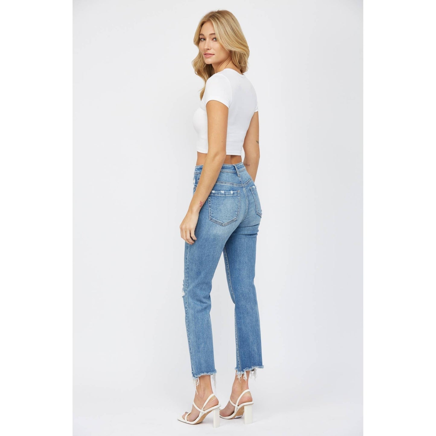 The Blaire Slim Crop Jeans