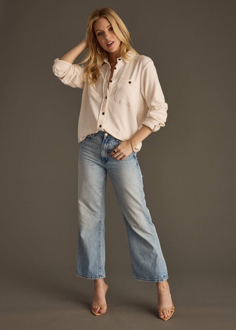 Ivory Super Soft Button Up