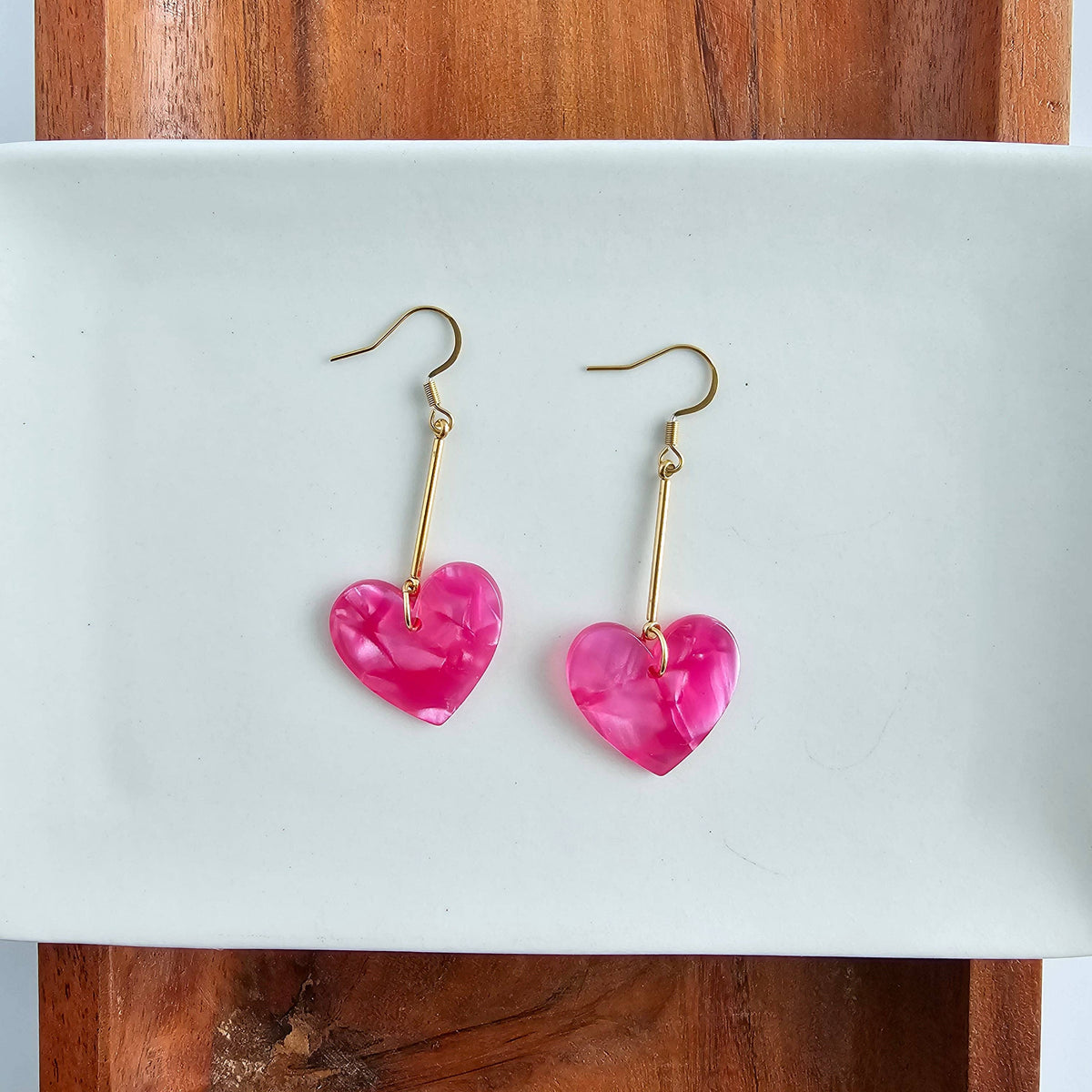 Mina Heart Earrings