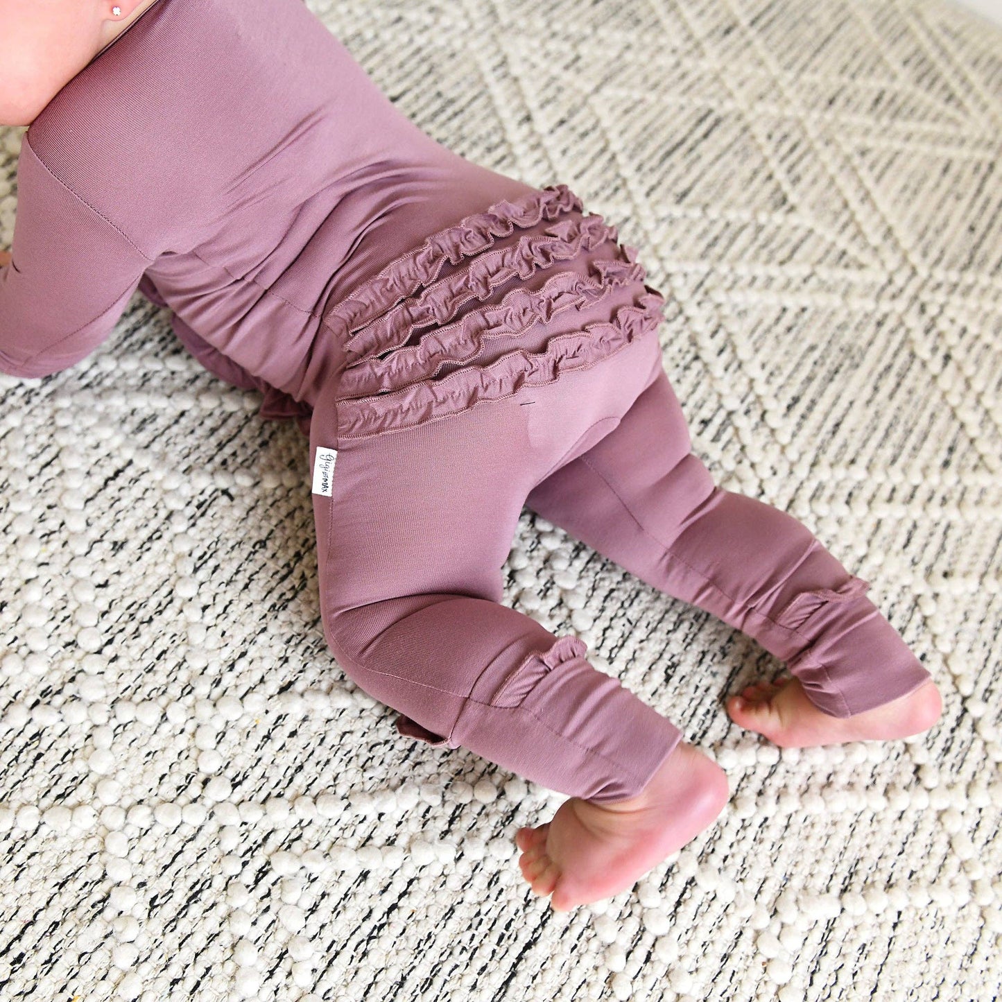 Kate Mauve Bamboo Footies