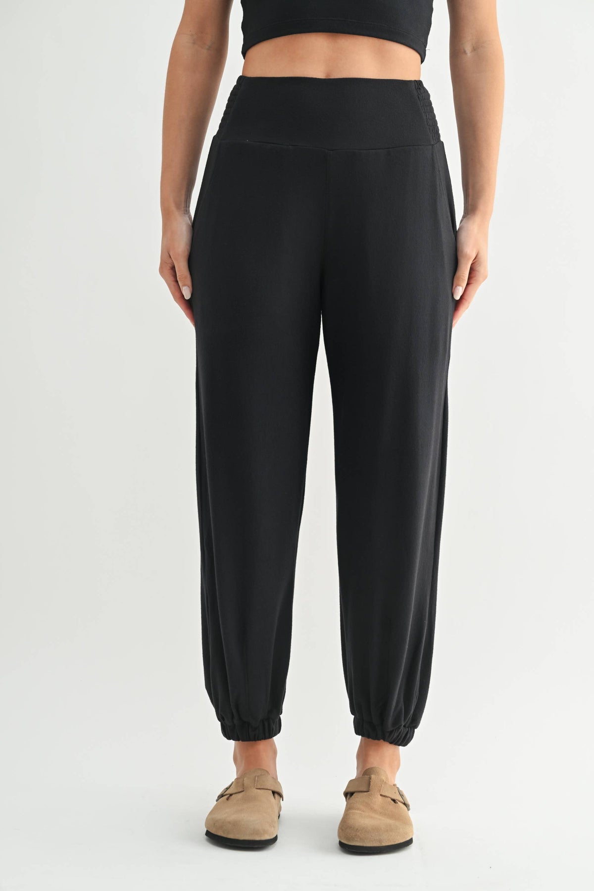 Brushed Hacci Lounge Jogger