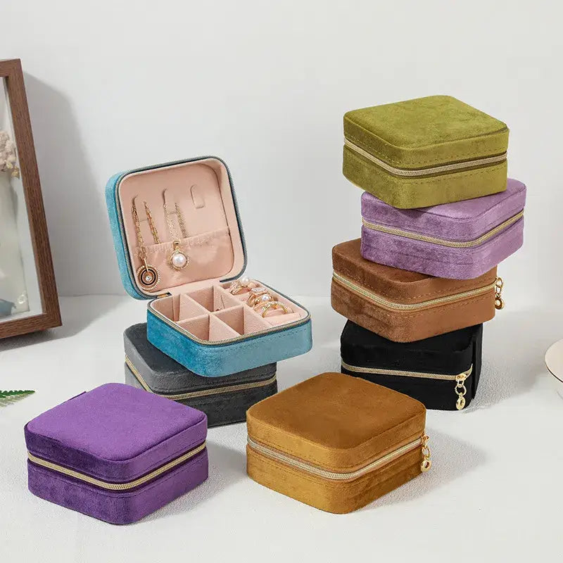 Plush Jewelry Box for Travel