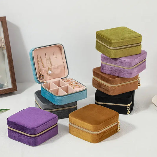 Plush Jewelry Box for Travel