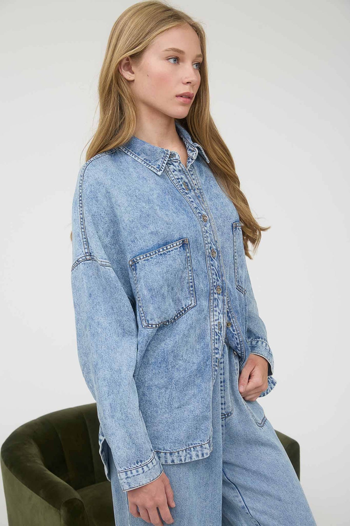 The Denim Dream Oversized Shirt