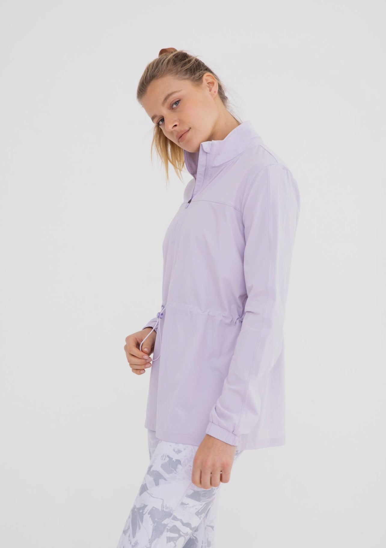 Water Resistant Lavender Zip