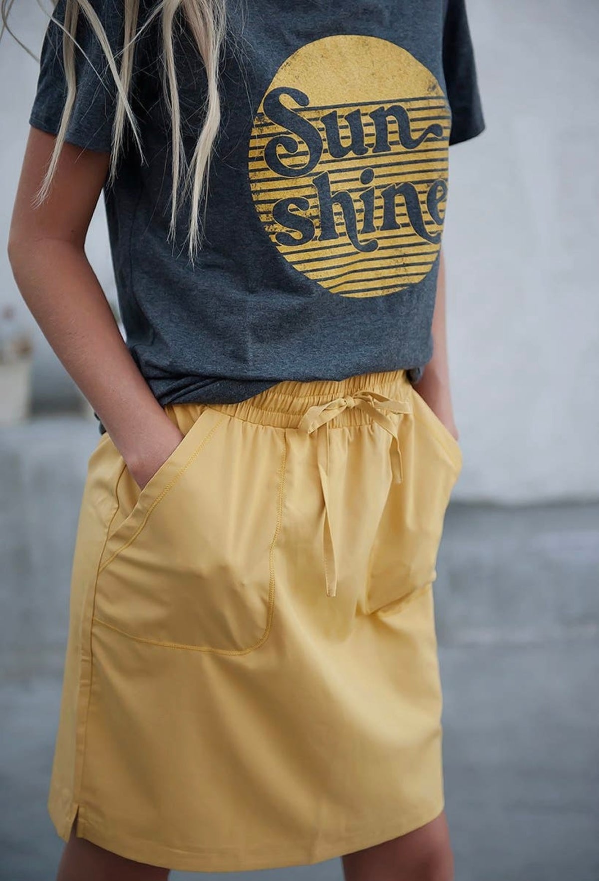 Breezy Sport Skirt in Yellow