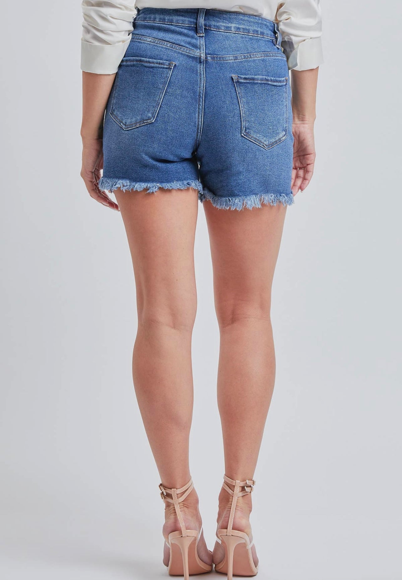 Missy Vintage High-Rise Fray Shorts