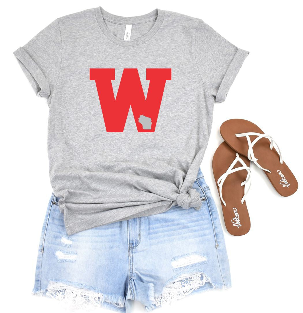 Big W Wisconsin Tee