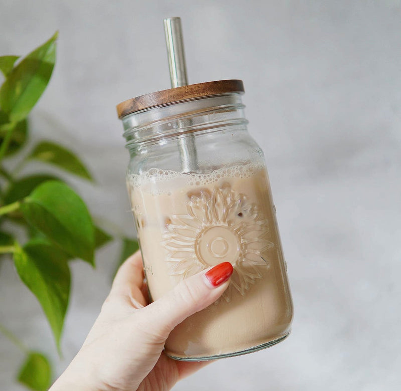 Sunflower Mason Jar