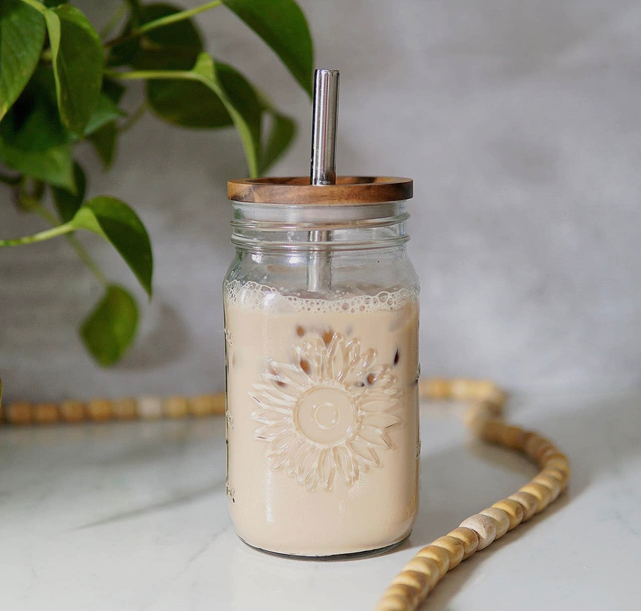 Sunflower Mason Jar