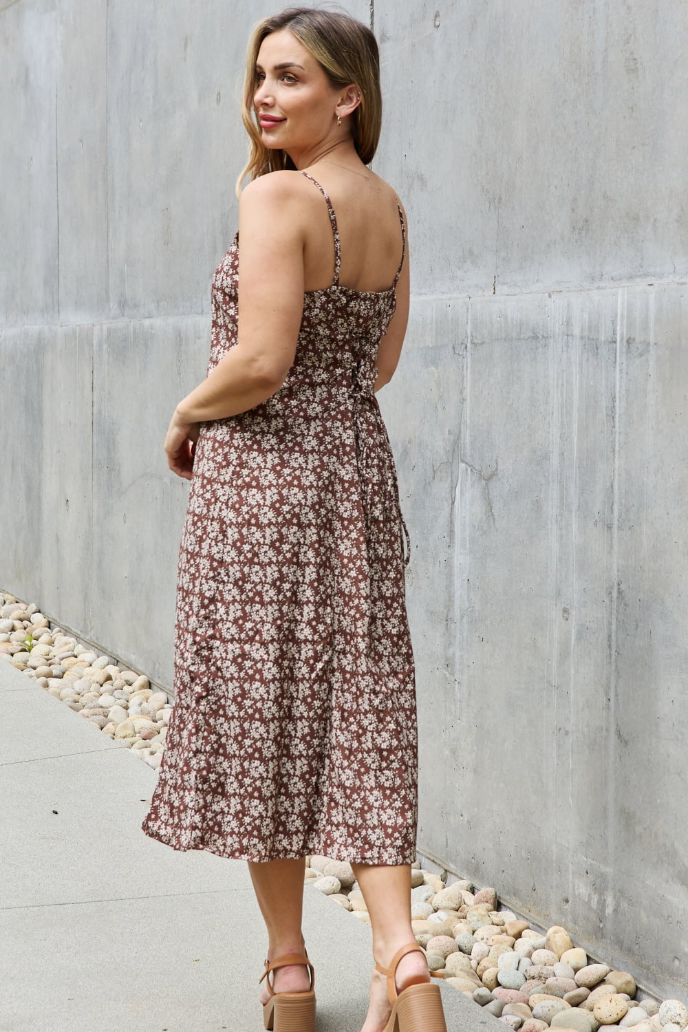 Mi Amor Floral Midi Sundress