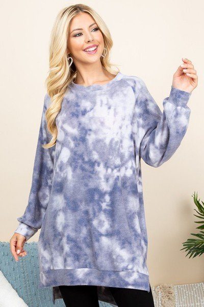 Ultra Cozy Tie Dye Oversized Pullover