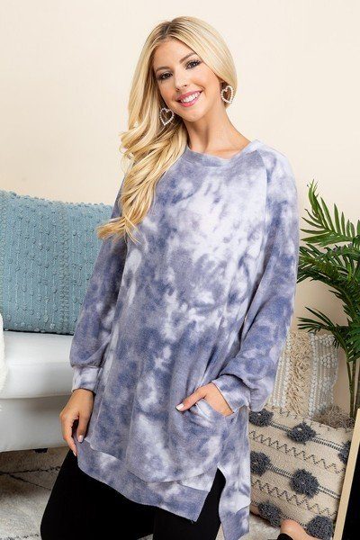 Ultra Cozy Tie Dye Oversized Pullover