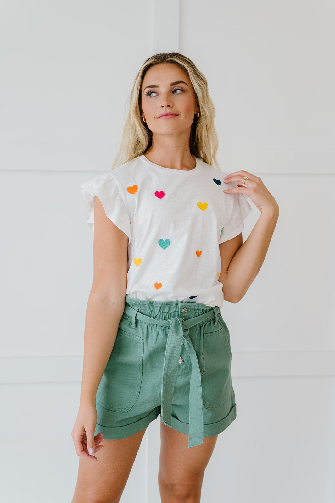 It's All So Simple Paperbag Shorts - Mint