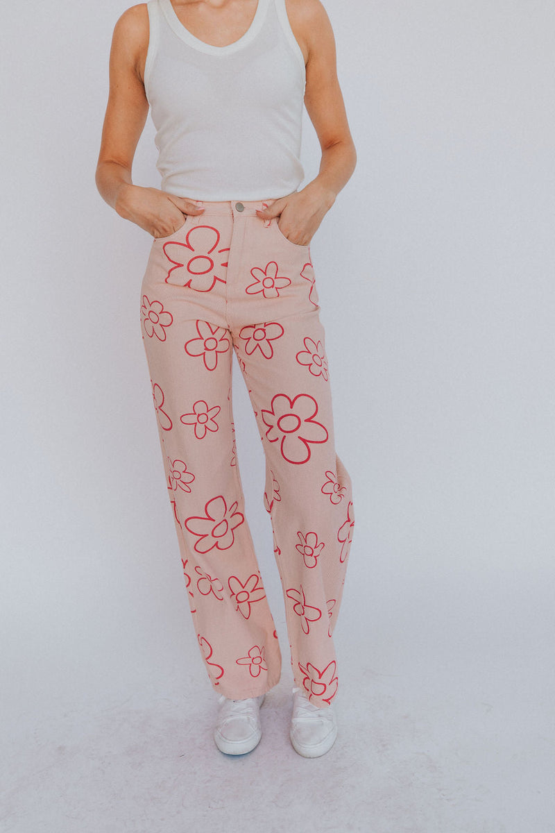Flowers In Bloom Daisy Pants