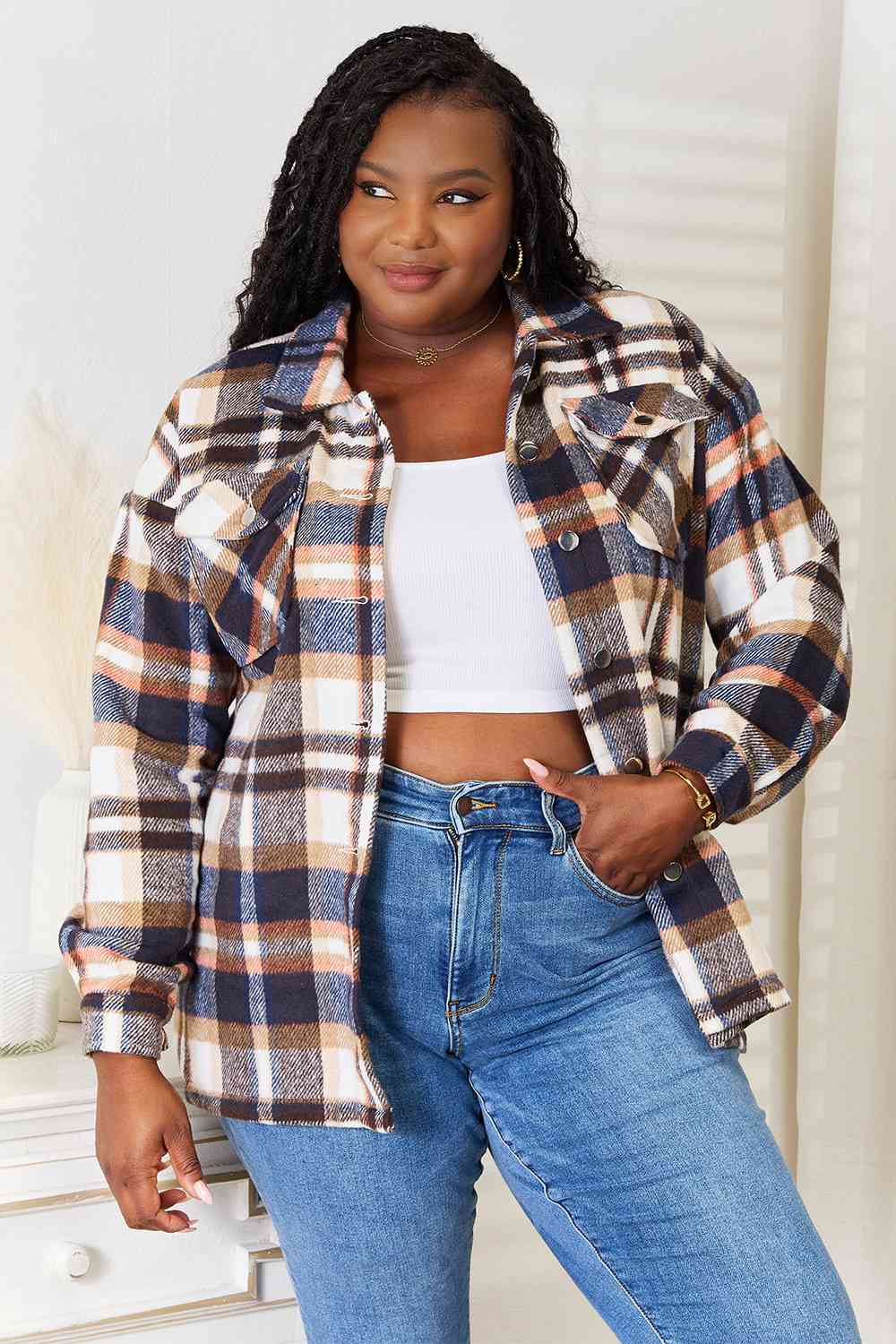 The Downtown Girl Flannel