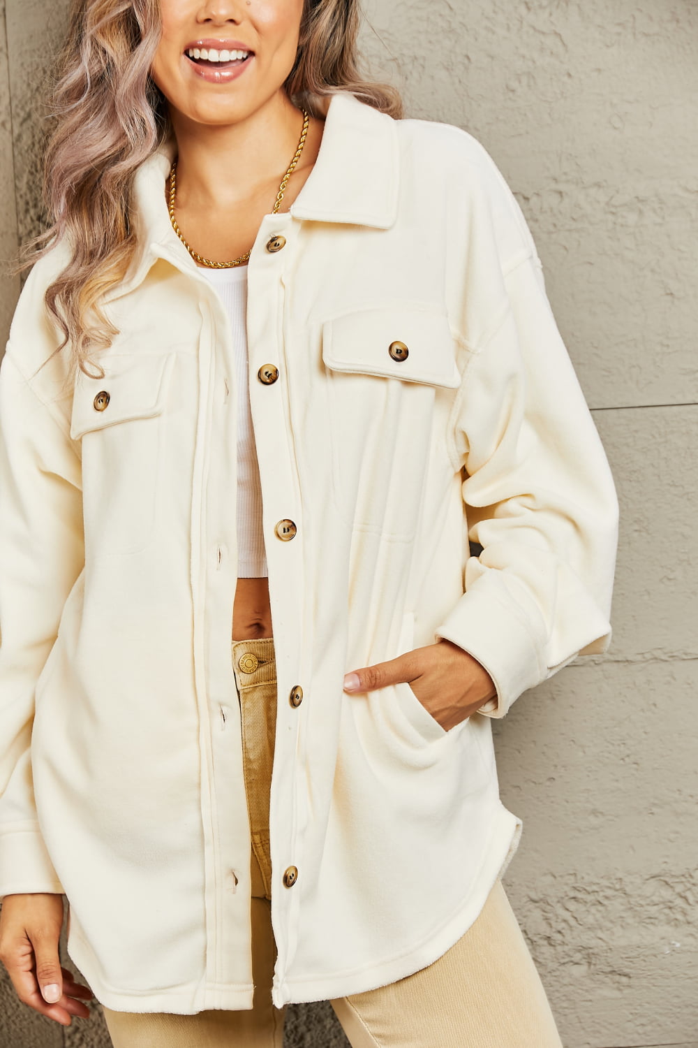 Cozy Girl Button Down Shacket