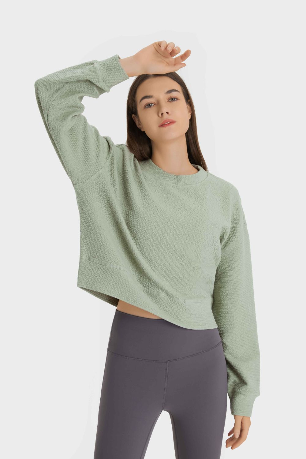 Textured Sports Top