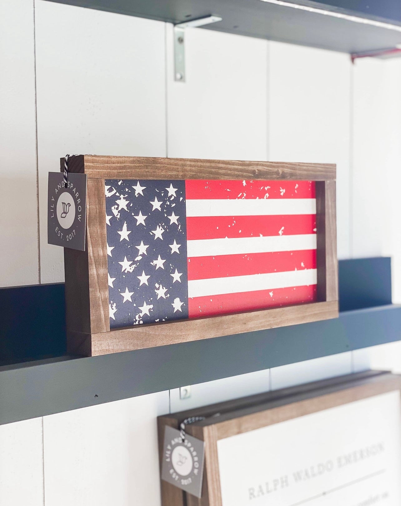 American Flag Sign