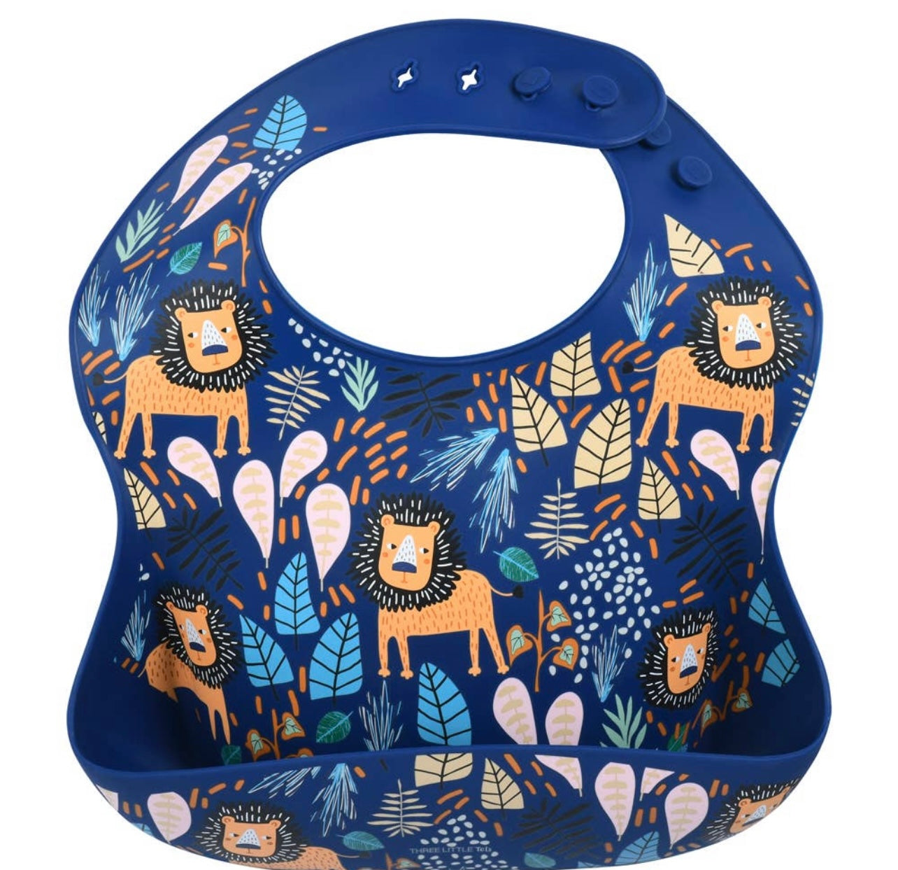 Zoo Print Silicone Bib