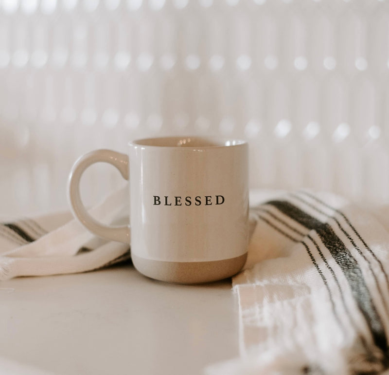 Blessed Stoneware Mug