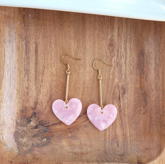 Mina Heart Earrings