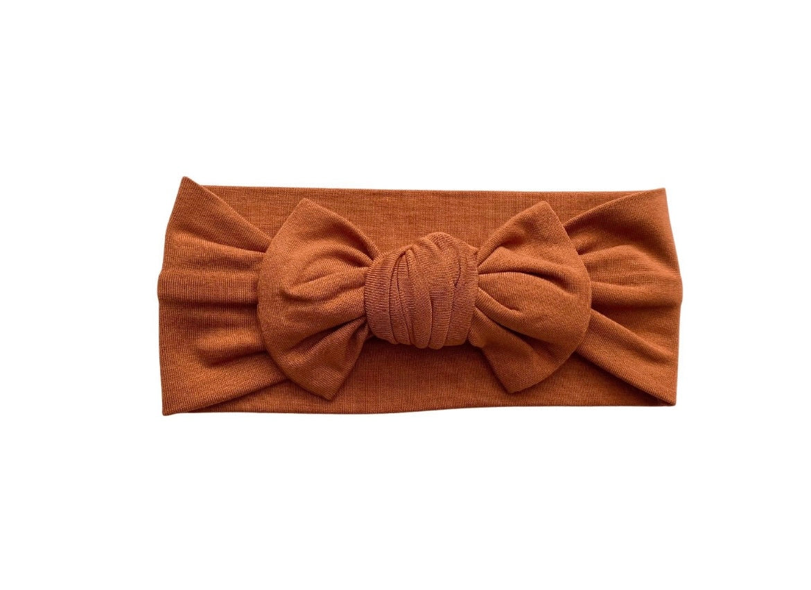 Cinnamon Baby Bow Headband