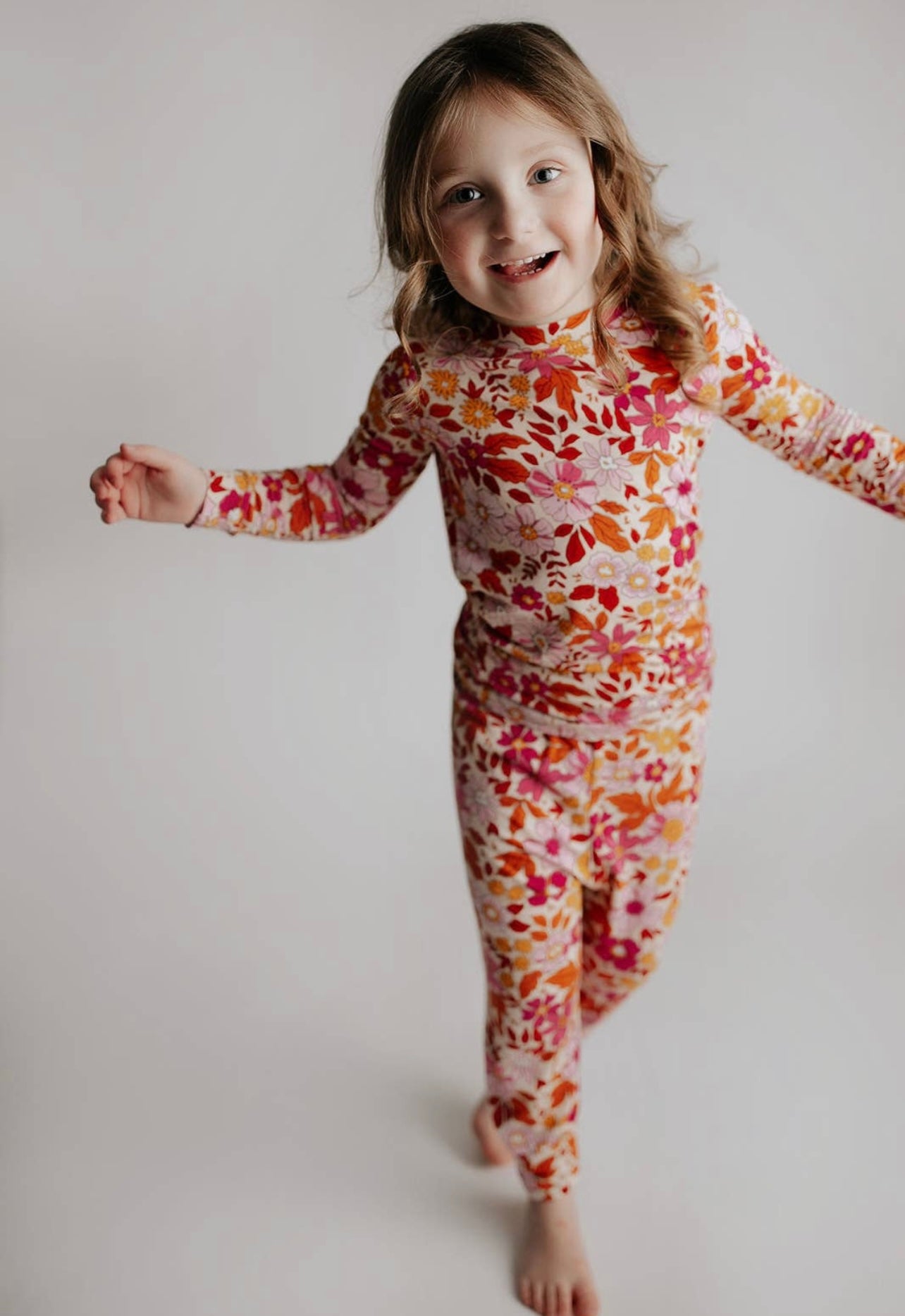 Wild Child Floral Kids Loungewear