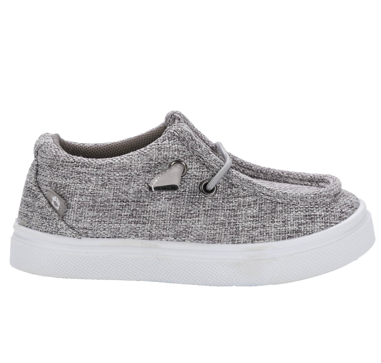 Kids Grey Slip-On Shoes