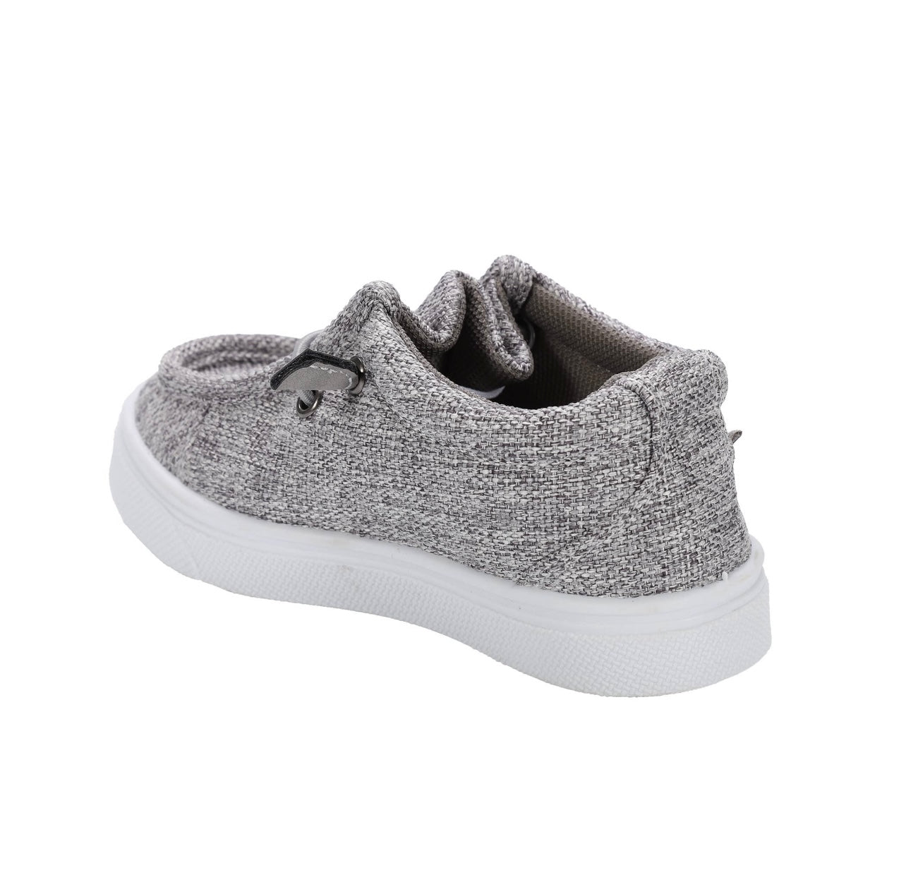 Kids Grey Slip-On Shoes