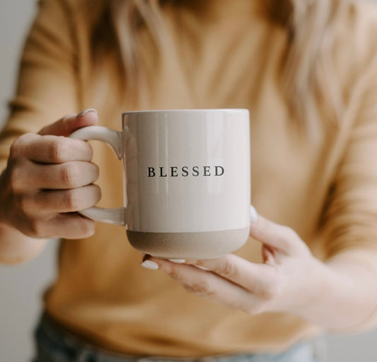 Blessed Stoneware Mug