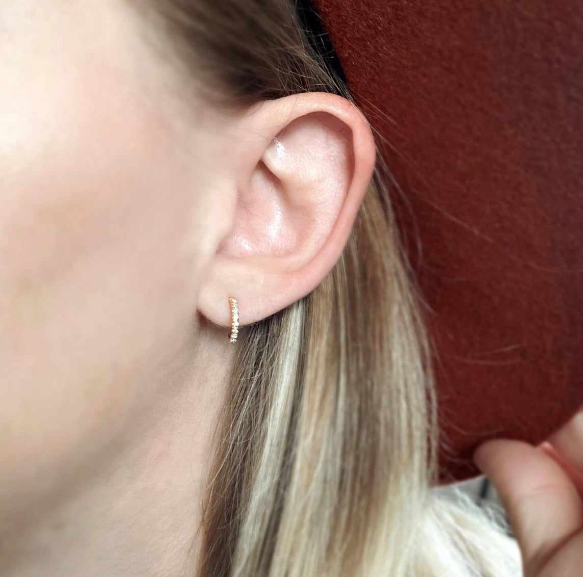 Petite Thin Line Earrings