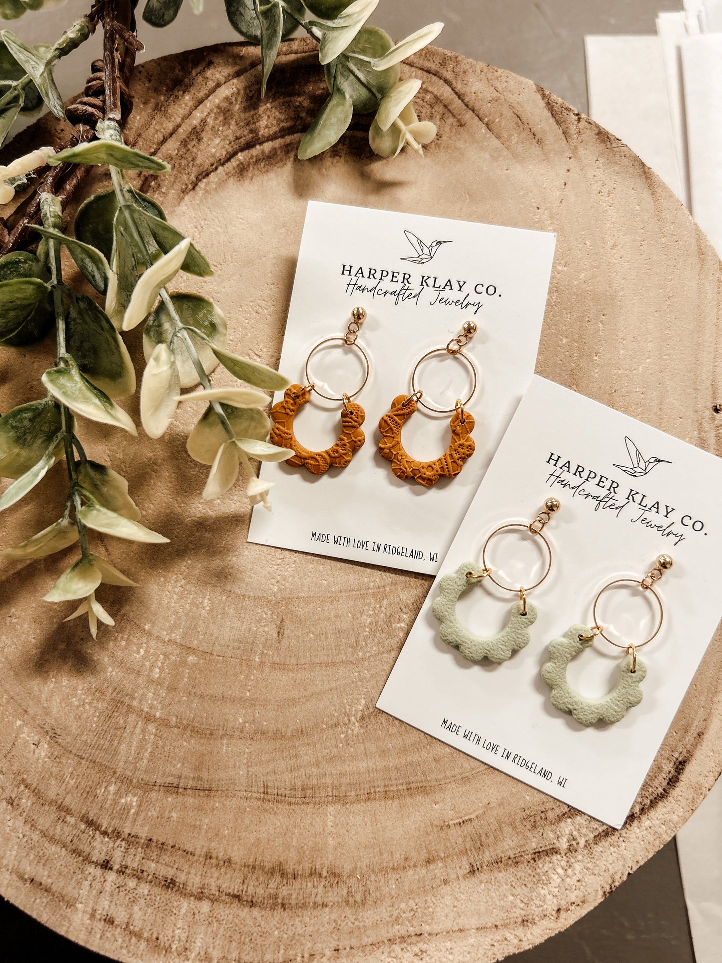 The Rae Clay Earrings